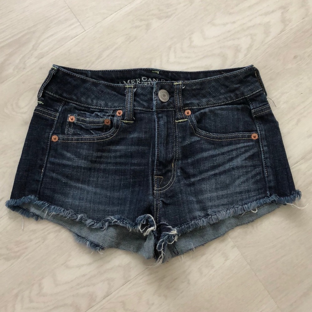 Shortie jean shorts